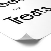 Poster Retro Super - baby shower de sucreries et de frian (Coin)