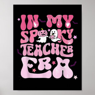 Poster Retro Super Dans Mon Époque De Professeur Éffrayan