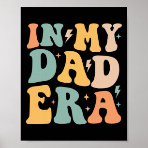 Poster Retro Super Dans Mon Père Era Père &#; s Jour