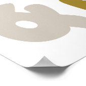 Poster Retro Super Peace Love Joie Typographie Holiday (Coin)