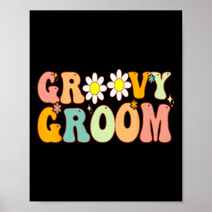 Poster Retro Super Salle de douche de la fête Bridesmaid