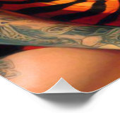 Poster Retro Tattoo Beach Pin-up (Coin)