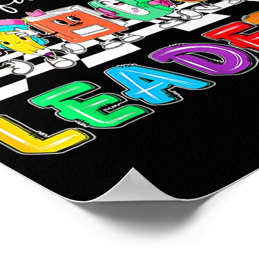 Poster Retro Teaching Future Leaders Groovy Teacher Back  (Coin)