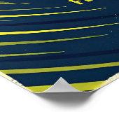 Poster Retro Tennis Poster, US Open Night Match (Flushing (Coin)