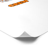 Poster Retro Thanksgiving Turquie - Automne Moisson Desig (Coin)