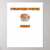 Poster Retro Thanksgiving Turquie - Automne Moisson Desig (Devant)