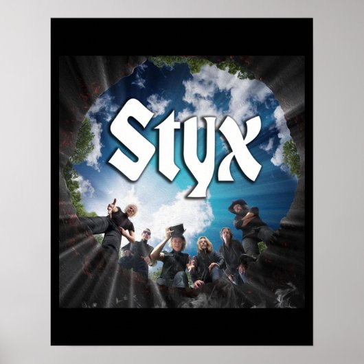 Poster Retro The STYX Band Classic Music Gift pour fans (Devant)