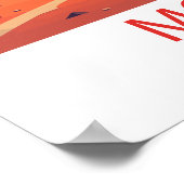 Poster Retro Travel Monument Valley Destination Wall Art (Coin)