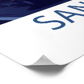 Poster Retro Travel San Francisco California Wall Art (Coin)