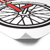 Poster rétro tricycle (Coin)
