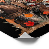 Poster Retro Trump Chasse Deer Drôle Bière Boire (Coin)