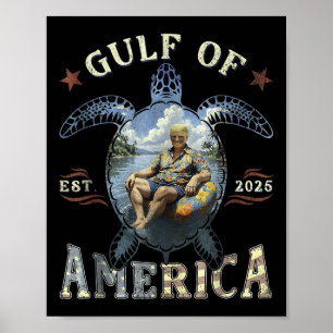 Poster Retro Trump Merica 4 juillet 47e président Amer