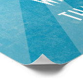 Poster Retro TV Televisie (Hoek)