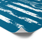 Poster Retro Us Flag Acoustic Guitar Distressed Patriotic (Coin)