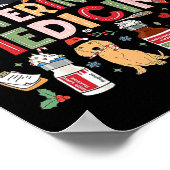 Poster Retro Vet Tech Vet Cat Amoureux des chiens C (Coin)