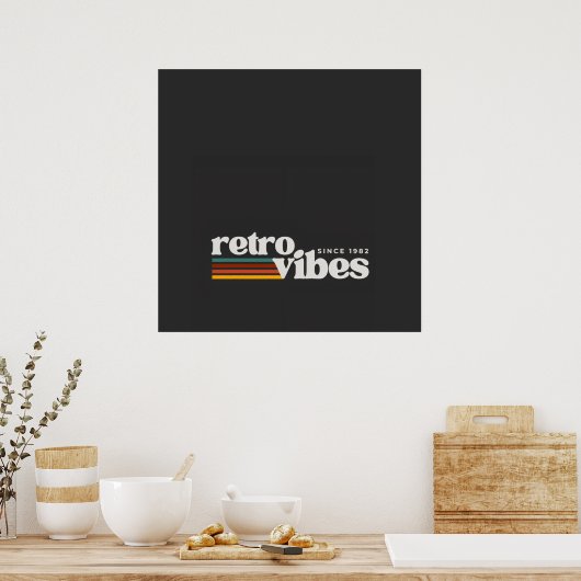 Poster retro vibes (Cuisine)