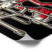 Poster Retro Video Game Controller With Walker Funny Game (Coin)