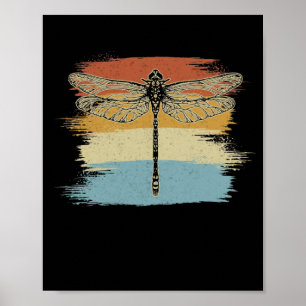 Poster Retro Vintage Dragonfly