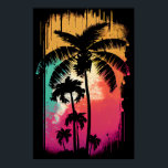 Poster Retro Vintage Ombre Pop Art Palm Los Angeles Vibes<br><div class="desc">Transportez-vous sur les rives ensoleillées de Los Angeles avec cette Impression Retro Vintage Ombre Pop Art Palm Tree. Les couleurs vives et l'ombre créent une pièce unique et attrayante qui apporte une touche de charme rétro à toutes les chambres. Les palmiers évoquent un sentiment de détente et les ambiances insouciantes...</div>