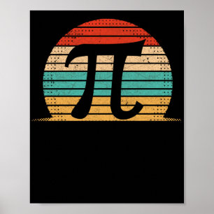 Poster Retro Vintage Pi Day 2022 Math Lover