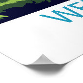 Poster Retro Voyage Wensleydale Yorkshire Wall Art (Coin)