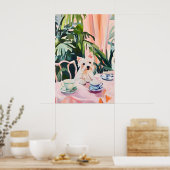 Poster Retro West Highland White Terrier Poster, Westie (Cuisine)