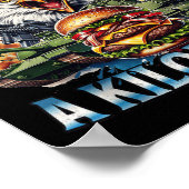 Poster Retro Wtf Est Un Kilomètre Drôle Patriotique Améri (Coin)