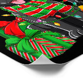 Poster Rétroéclairage de Noël Retriever Labrador Noir Xma (Coin)