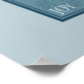 Poster Retrouvez votre joie - Le Lotus Blanc (Coin)