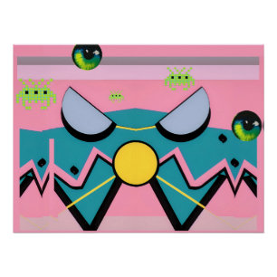 Poster Rétrovagues de la renommée - Ken Gage Art