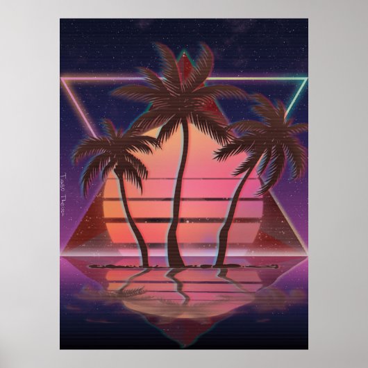 Poster Rétrowave (Devant)