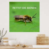 Poster Rettet die Bienen (Cuisine)