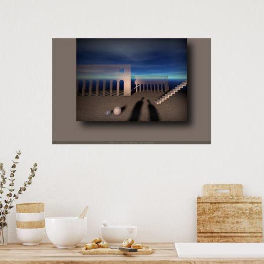 Poster Réunion bleue... (Cuisine)