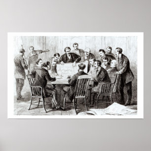 Poster Réunion Cubains et émigrants cubains à New York po