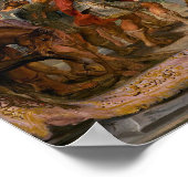 Poster Réunion d'Abraham et Melchizedek Rubens Art (Coin)
