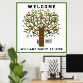 Poster Réunion de bienvenue (Bureau à domicile)