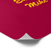 Poster réunion de classe dans l'affiche commémorative (Coin)