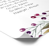 Poster Réunion de classe mémorial de l'école des fleurs d (Coin)