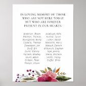 Poster Réunion de classe mémorial de l'école des fleurs d (Devant)