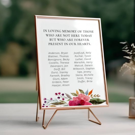 Poster Réunion de classe mémorial de l'école des fleurs d