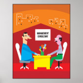 Poster Réunion de consultant en gestion (Devant)