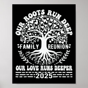 Poster Réunion de famille 2025 Nos racines sont profondes