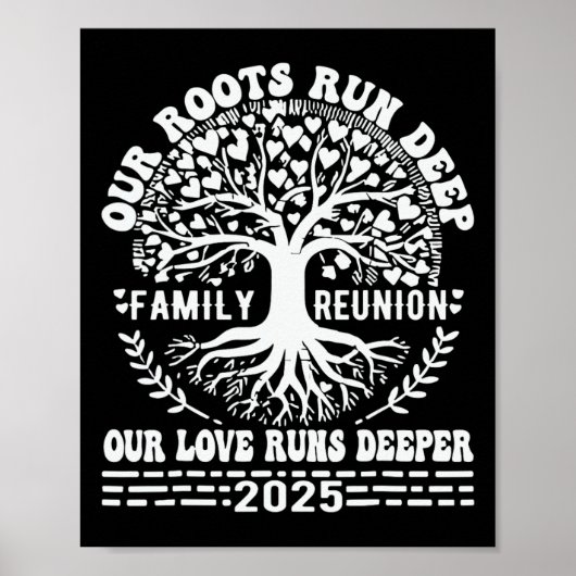 Poster Réunion de famille 2025 Nos racines sont profondes (Devant)