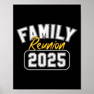 Poster Réunion de famille 2025 Rassembler les familles Re