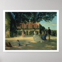 Réunion de famille sur la terrasse à Meric, 1867