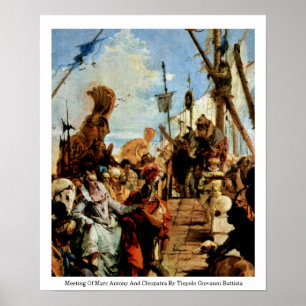 Poster Réunion de Marc Antony et de Cléopâtre