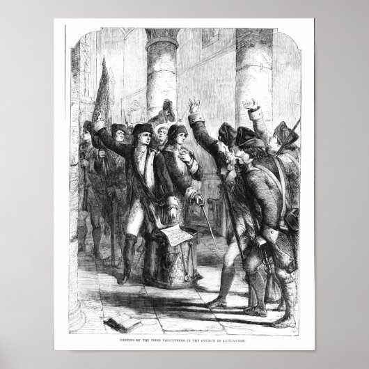 Poster Réunion des volontaires irlandais (Devant)