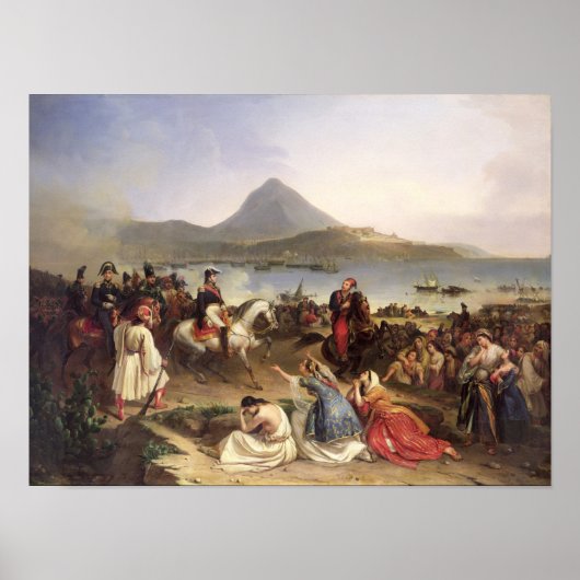 Poster Réunion Entre Le Général Nicolas Joseph Maison (Devant)