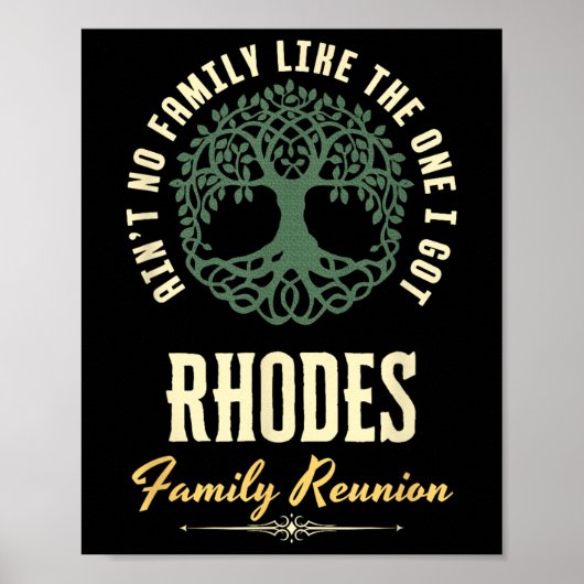 Poster Reunion familiale 2025 Conception de jumelage - Rh (Devant)