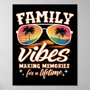 Poster Réunion familiale 2025 Vibes familiales Faire des